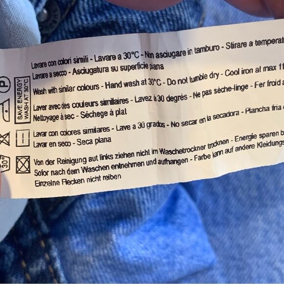 Subdued Patchwork Soft Flared Jeans Size 24 - Picture 10 of 12